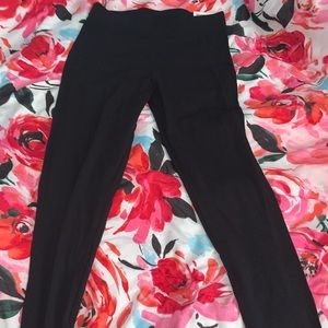 PINK Victoria Secret Full Length Black Leggings